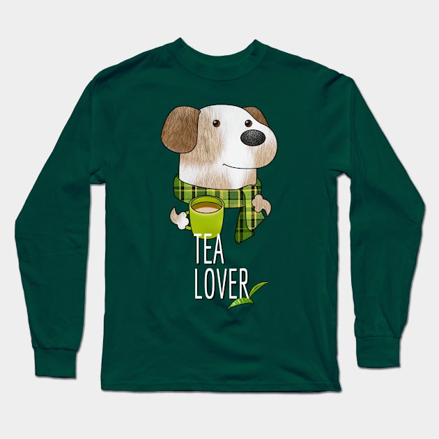 Tea lover Long Sleeve T-Shirt by goldengallery